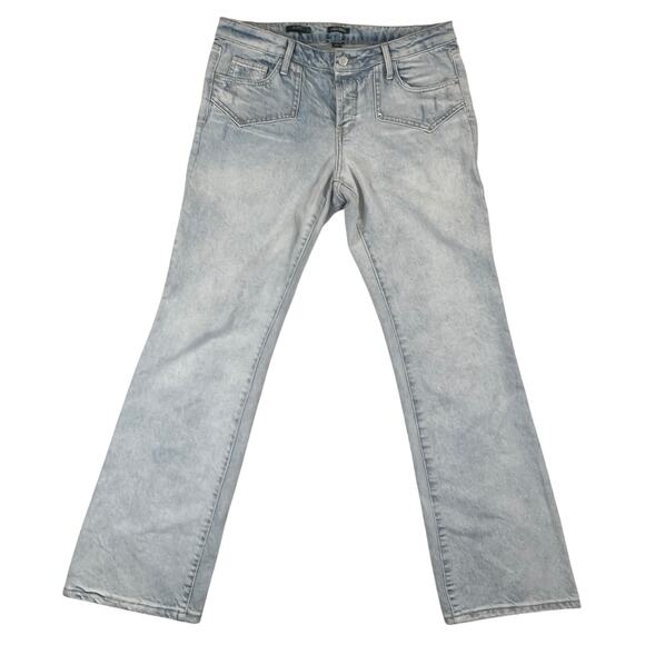 Wild Fable Low Rise Bootcut Jeans Women's 12 Light Wash Lightly Distressed - Picture 1 of 10